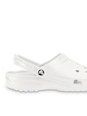White Men Clog Sandals - Comfort Slip-On